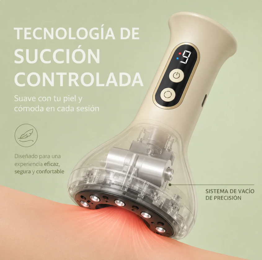 MASAJEADOR ANTICELULITIS SKINTEC - Mejora la circulación, Reduce grasa localizada y Tonifica tu piel.