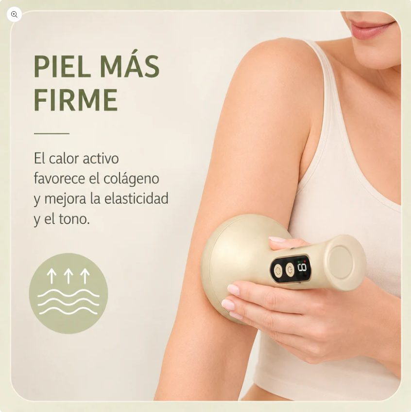 MASAJEADOR ANTICELULITIS SKINTEC - Mejora la circulación, Reduce grasa localizada y Tonifica tu piel.