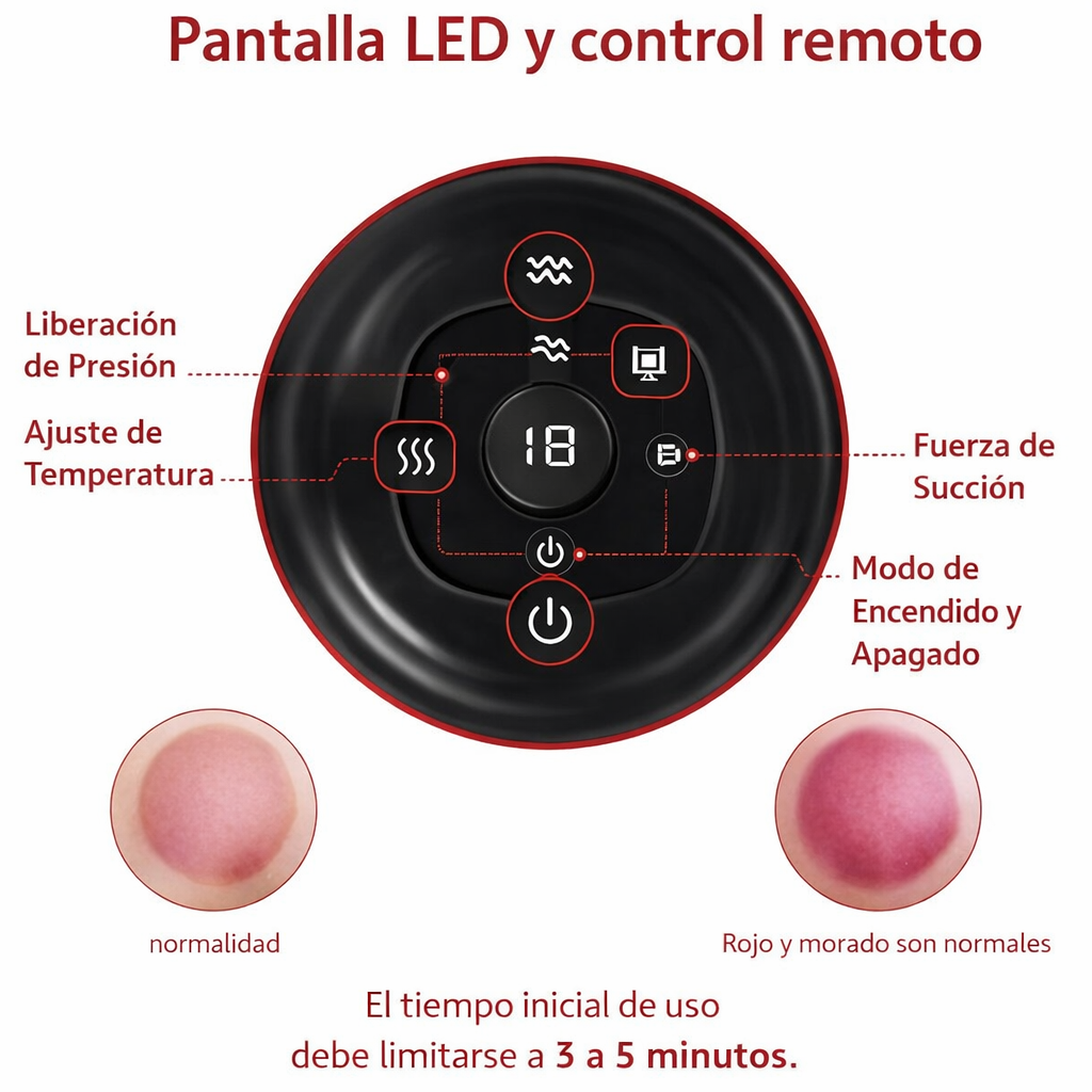 Masajeador Terapia de Ventosas Inteligentes